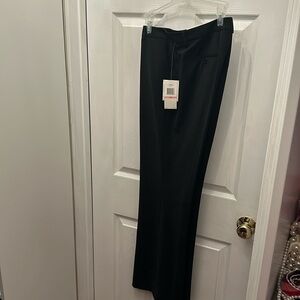 NWOT Calvin Klein Black Straight-Leg Trousers